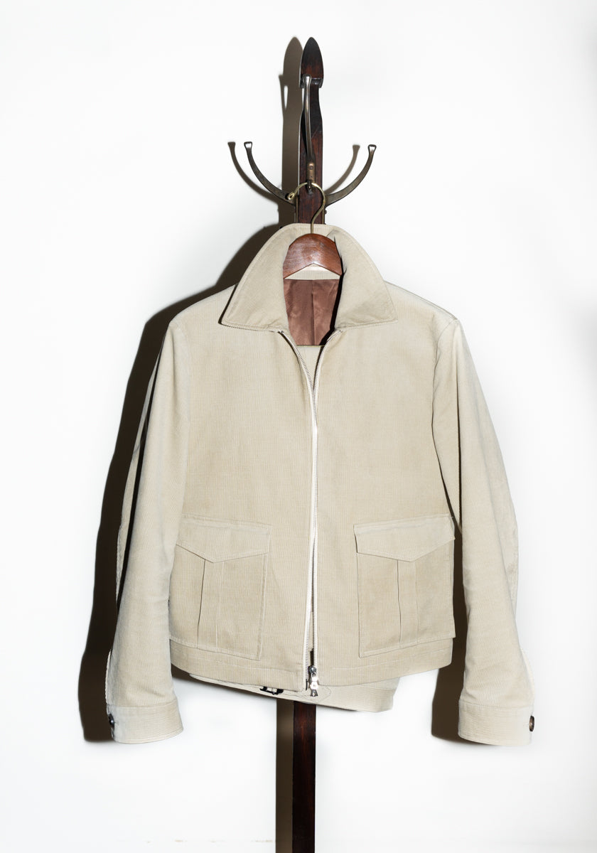 Flight Jacket in Corduroy or Cotton