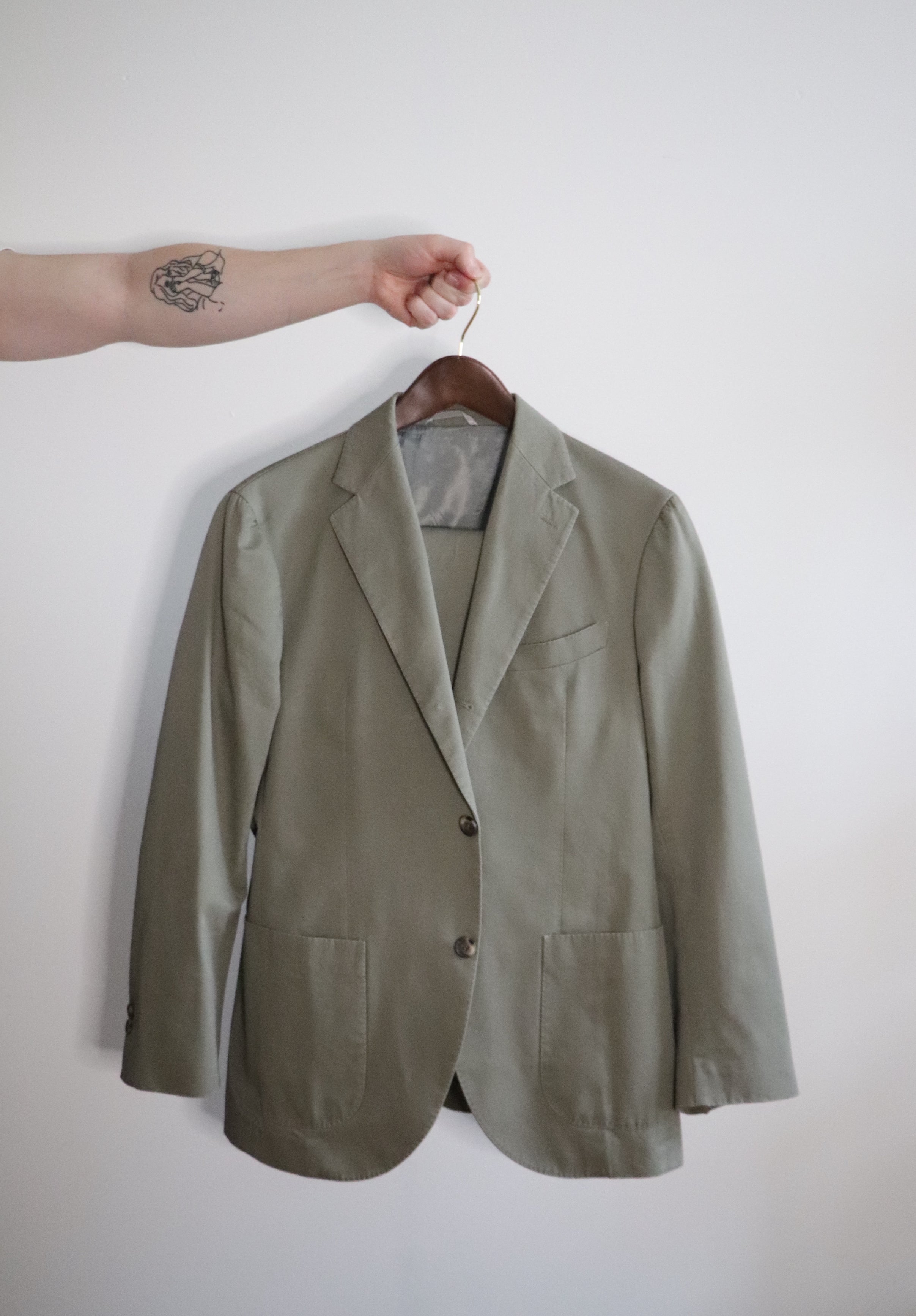 Olive hotsell cotton jacket